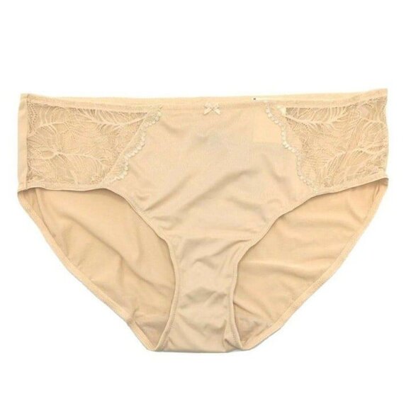 BOGO INC International Concepts Womens Lace Inset Hipster Panties Frappe 2X NEW - Picture 5 of 8